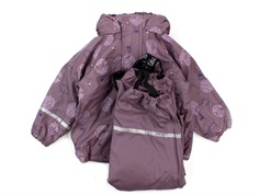 CeLaVi rainwear pants and jacket with fleece lining moonscape air balloon